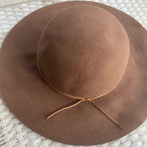 Nine West Brown Floppy Sun Hat